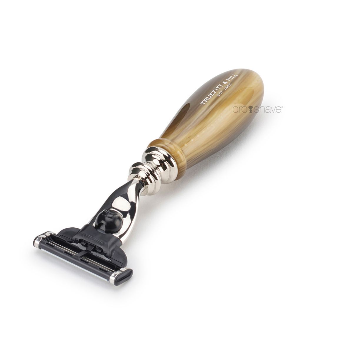 Truefitt & Hill Mach3 Skraber, Regency, Faux Horn