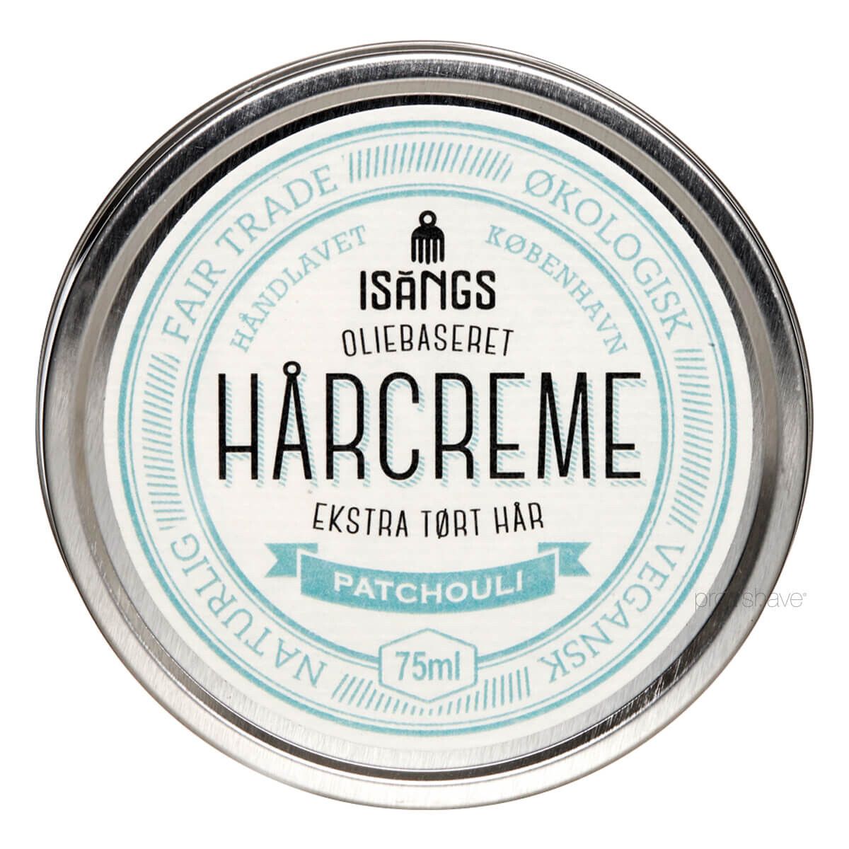 Isangs Hårcreme til Ekstra Tørt Hår, Patchouli, 75 ml.