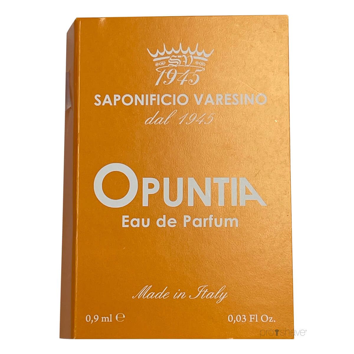 Saponificio Varesino Eau de Parfum, Opuntia, Sample, 0.9 ml.