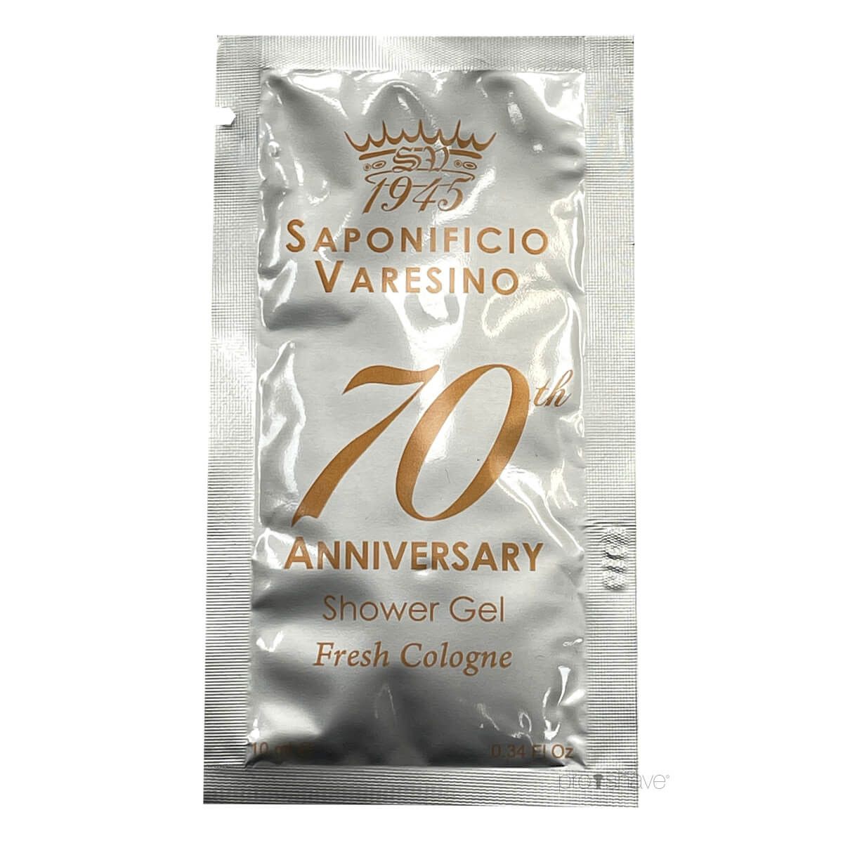 Saponificio Varesino Shower Gel, 70th Anniversary, Sample, 10 ml.