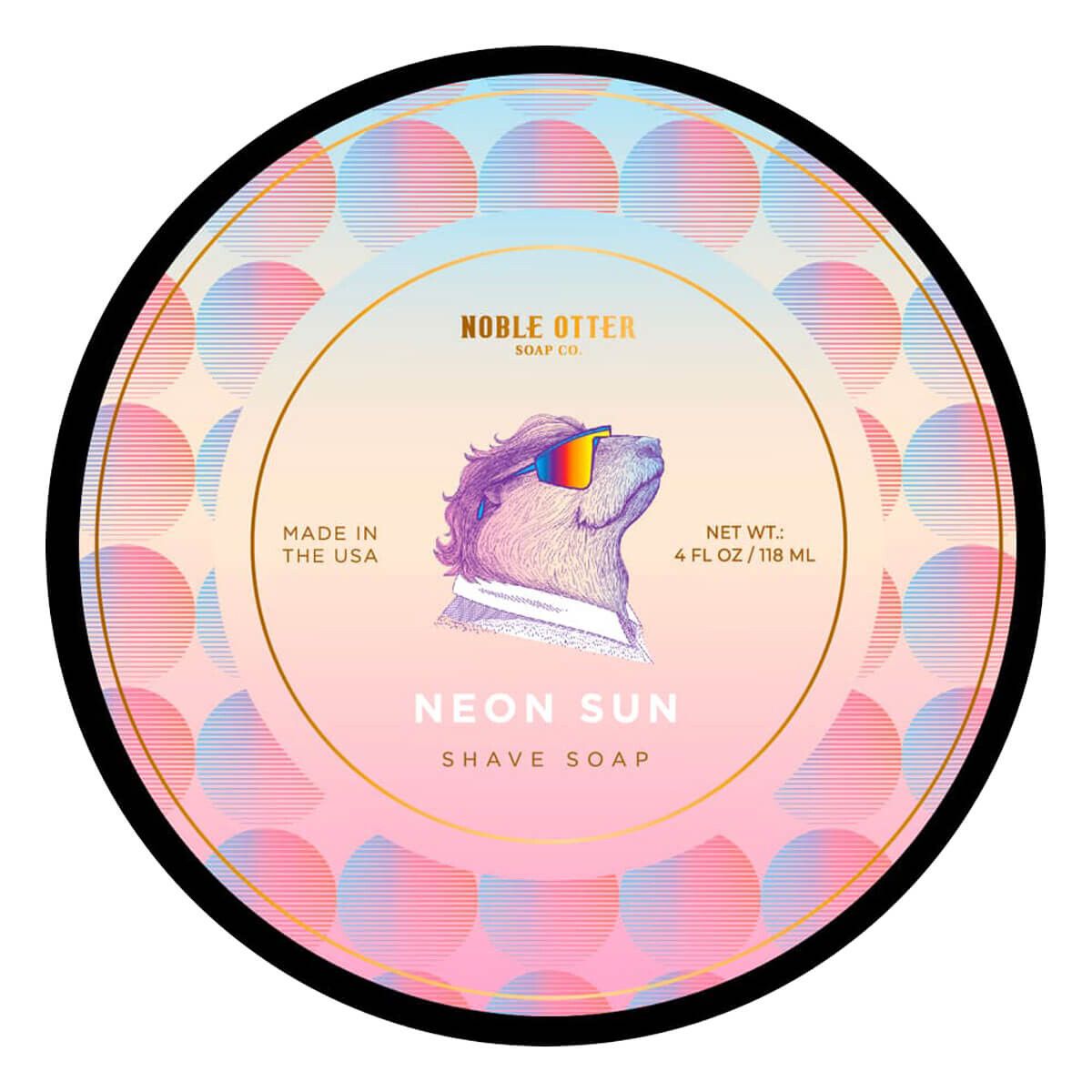 Noble Otter Barbersæbe, Neon Sun, 118 ml.