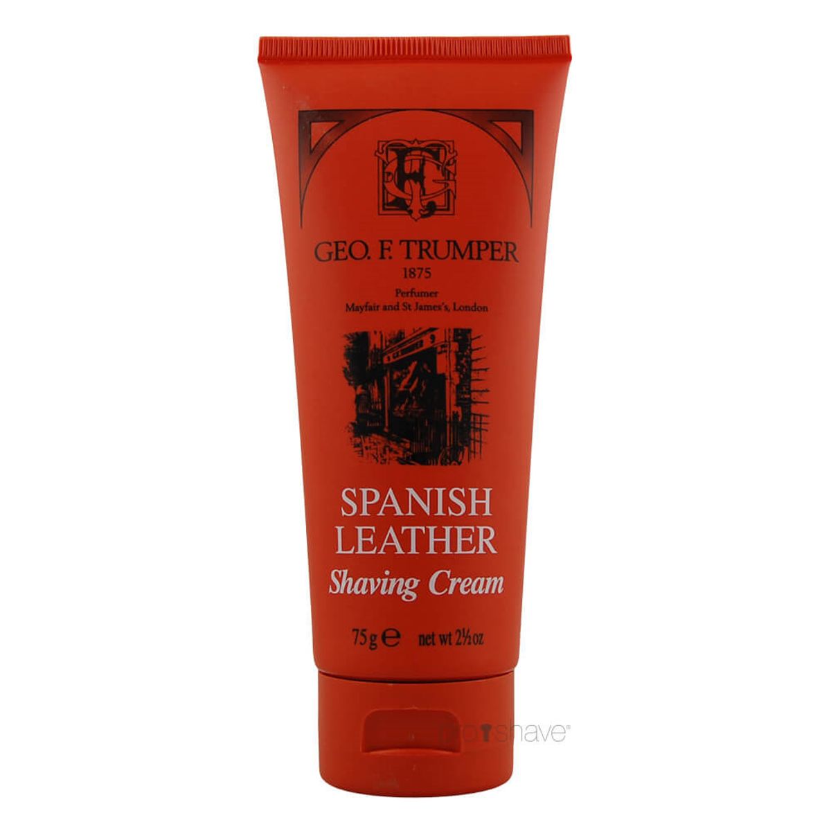 Geo F Trumper Barbercreme på tube, Spanish Leather, 75 gr.