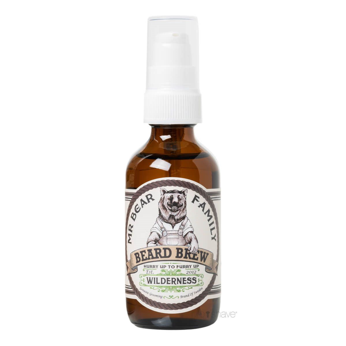 Mr. Bear Skægolie, Beard Brew Oil, Wilderness, 60 ml.