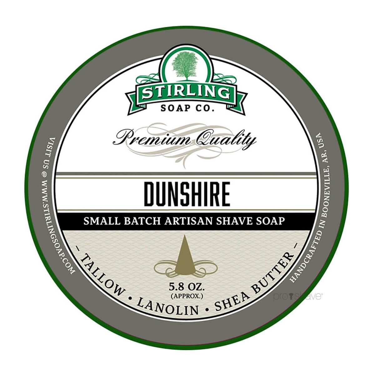 Stirling Soap Co. Barbersæbe, Dunshire, 170 ml.