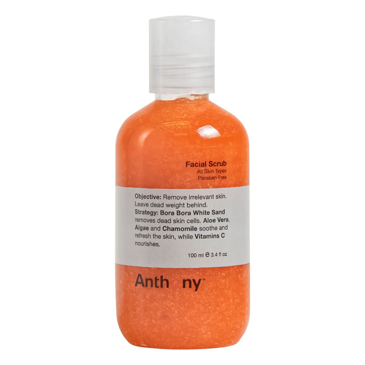 Anthony Logistics Facial Scrub, Rejsestørrelse, 100 ml.