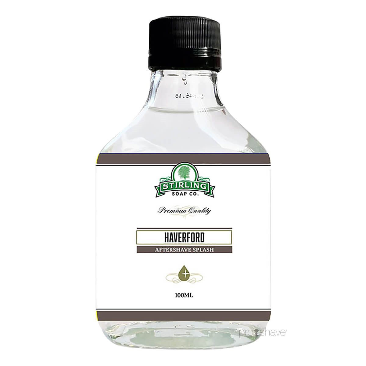 Stirling Soap Co. Aftershave Splash, Haverford, 100 ml.