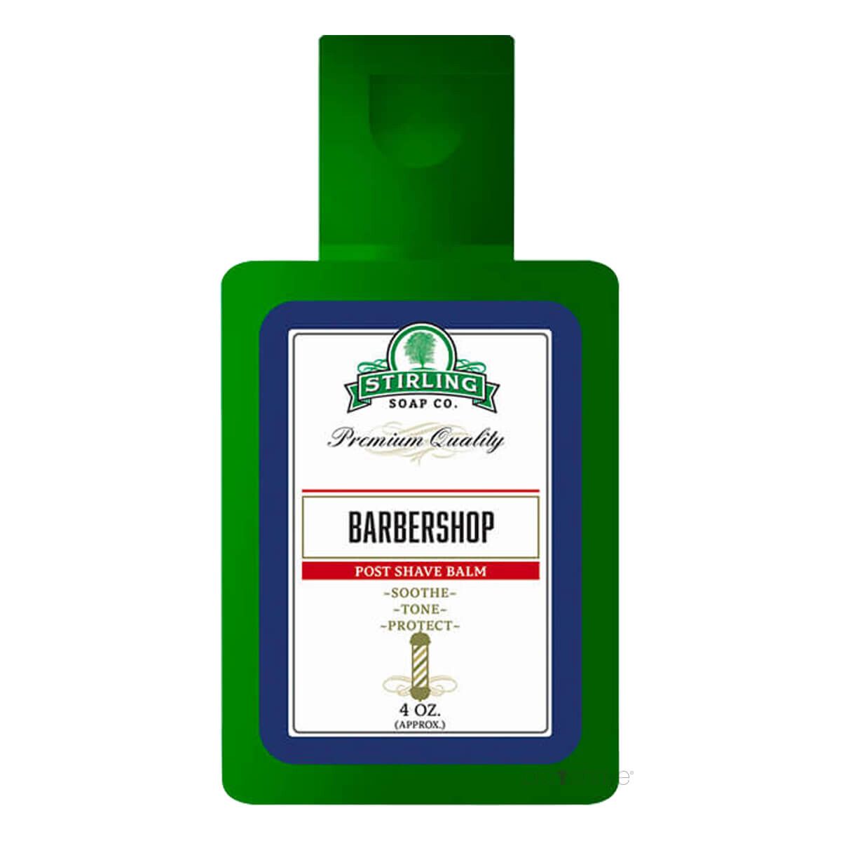 Stirling Soap Co. Aftershave Balm, Barber Shop, 118 ml.