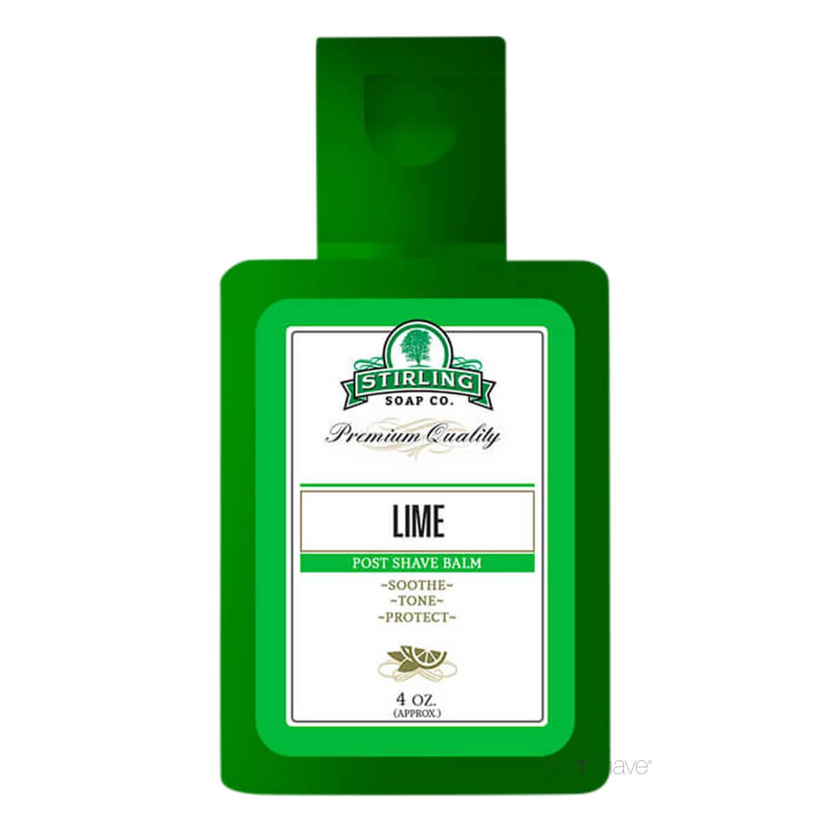 Stirling Soap Co. Aftershave Balm, Lime, 118 ml.