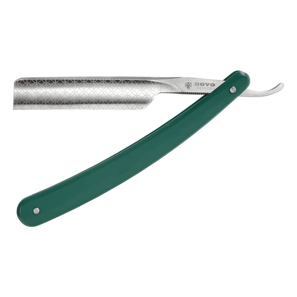 Dovo Straight Razor 5/8, Square point, Runde, Grøn Akryl