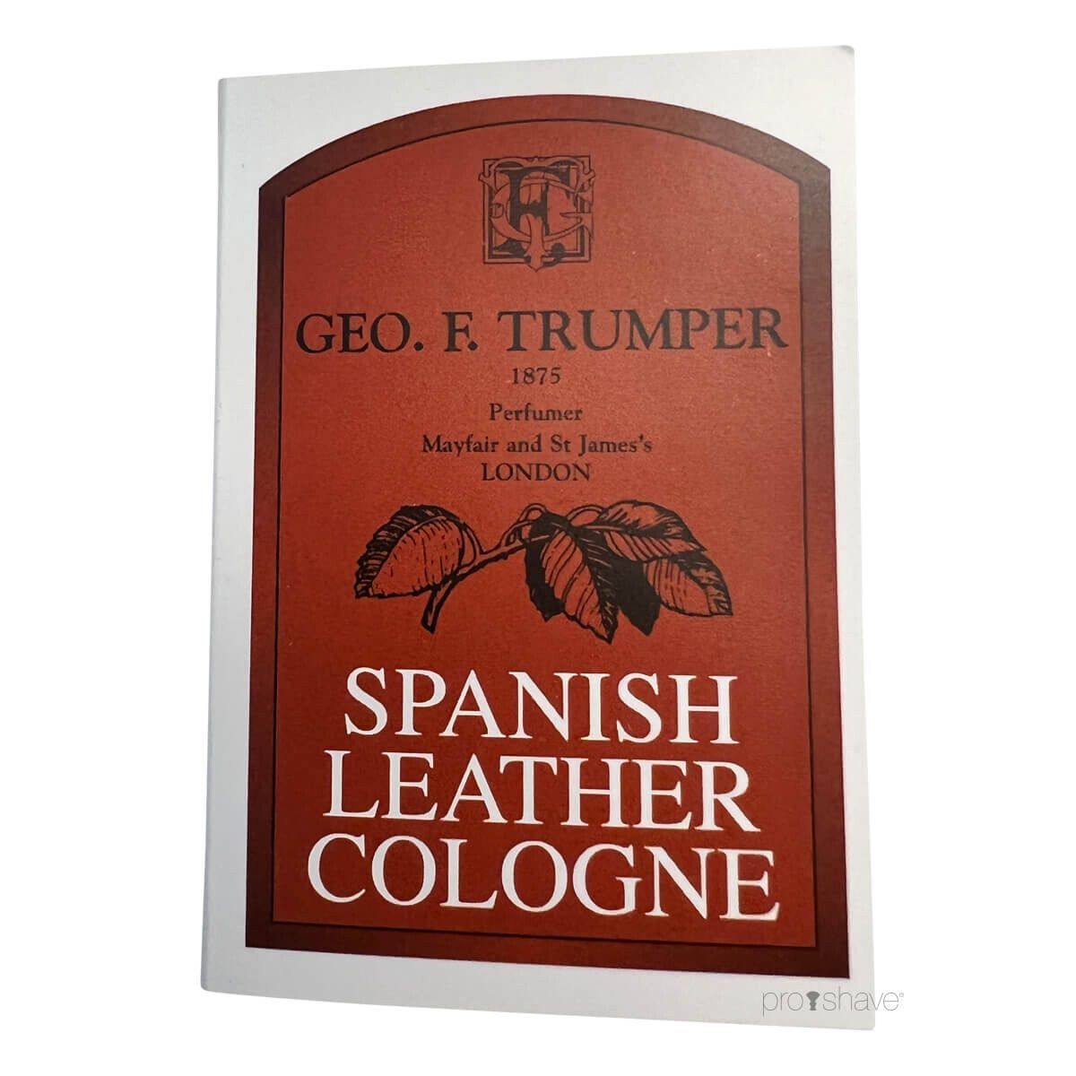 Geo F Trumper Cologne, Spanish Leather, Sample, 1 ml.