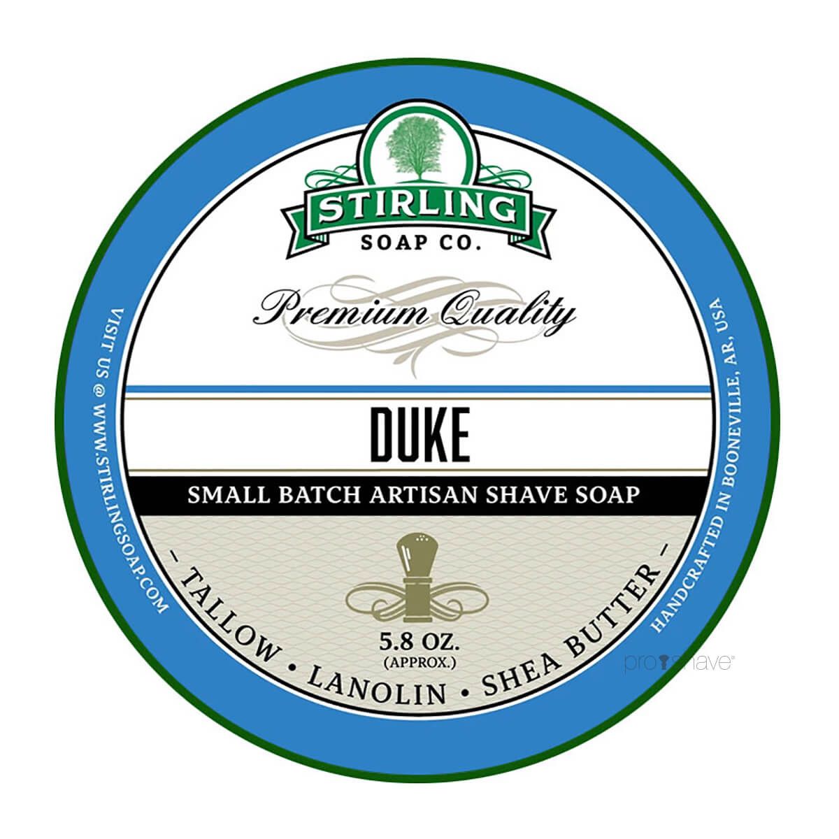 Stirling Soap Co. Barbersæbe, Duke, 170 ml.