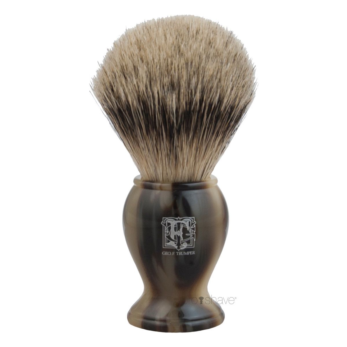 Geo F Trumper Barberkost, Super Badger, Medium, PB-Range, Horn