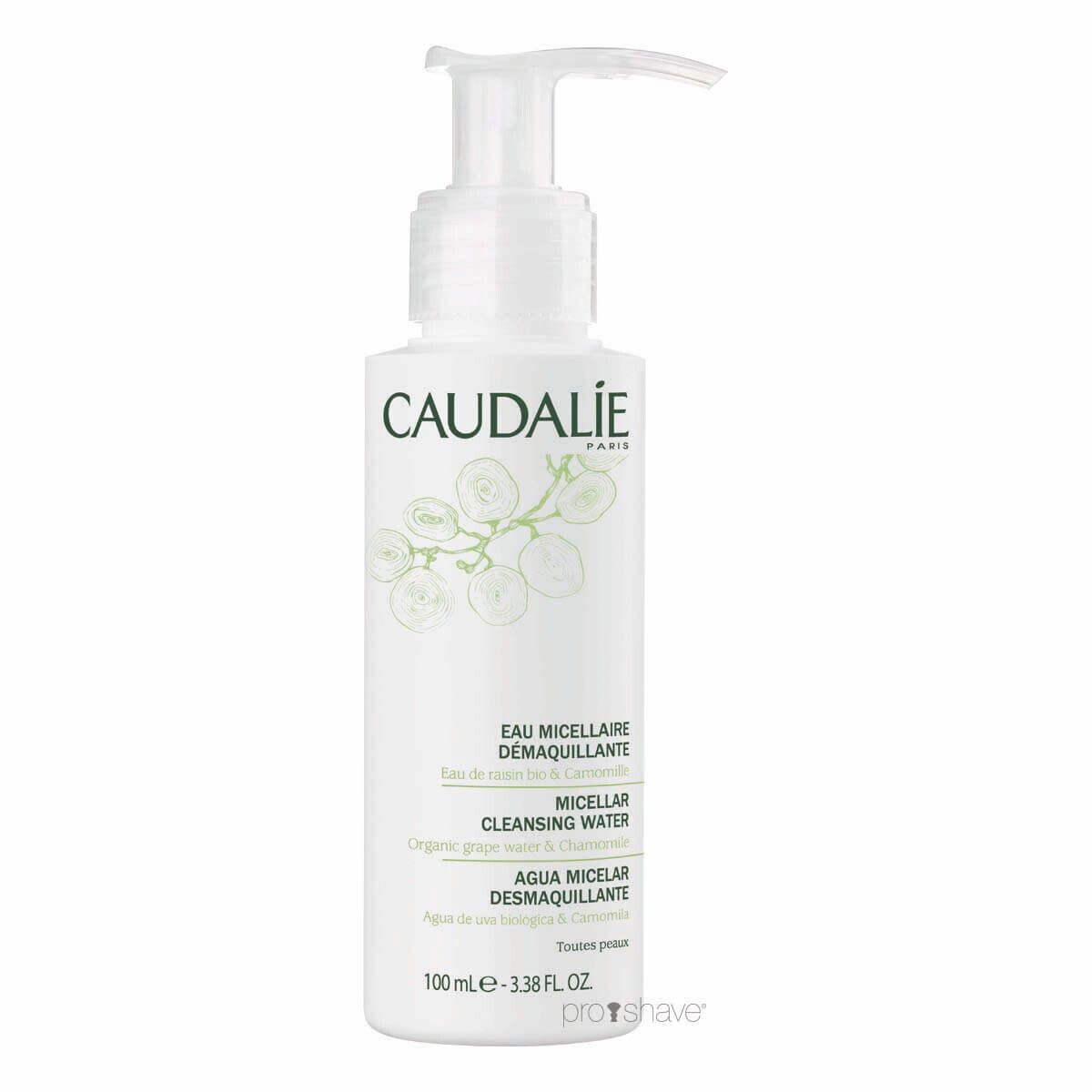 Caudalie Vinoclean, Micellar Cleansing Water, Rejsestørrelse, 100 ml.