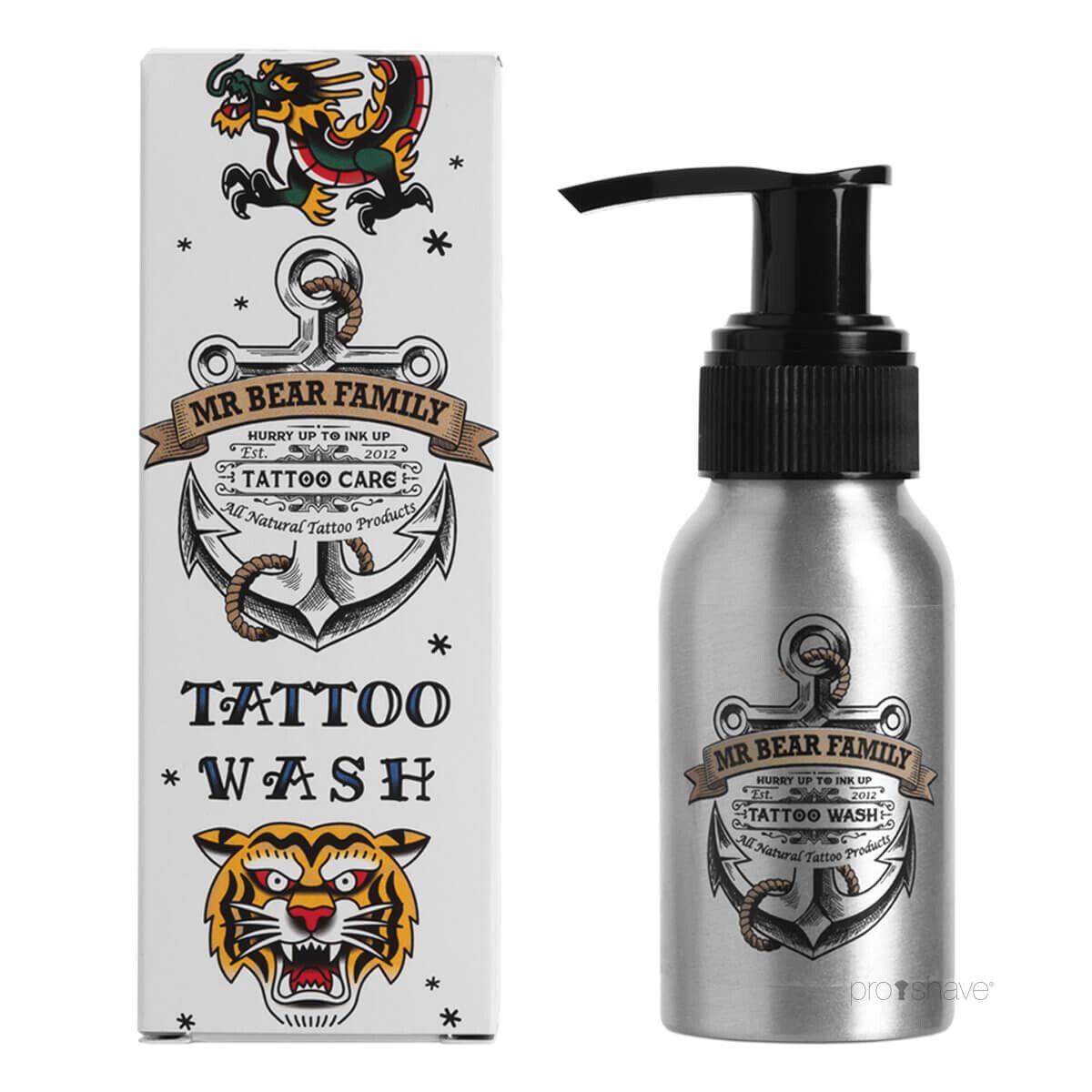 Mr. Bear Tattoo Wash, Pumpe, 50 ml.