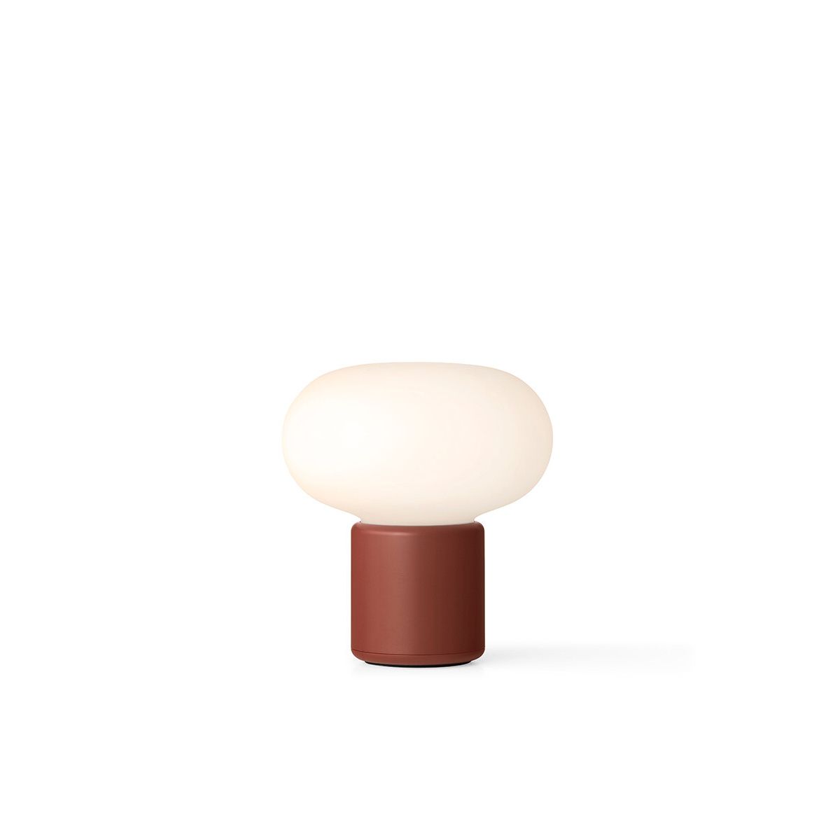 Karl-Johan portable bordlampe, Earth Red fra New Works