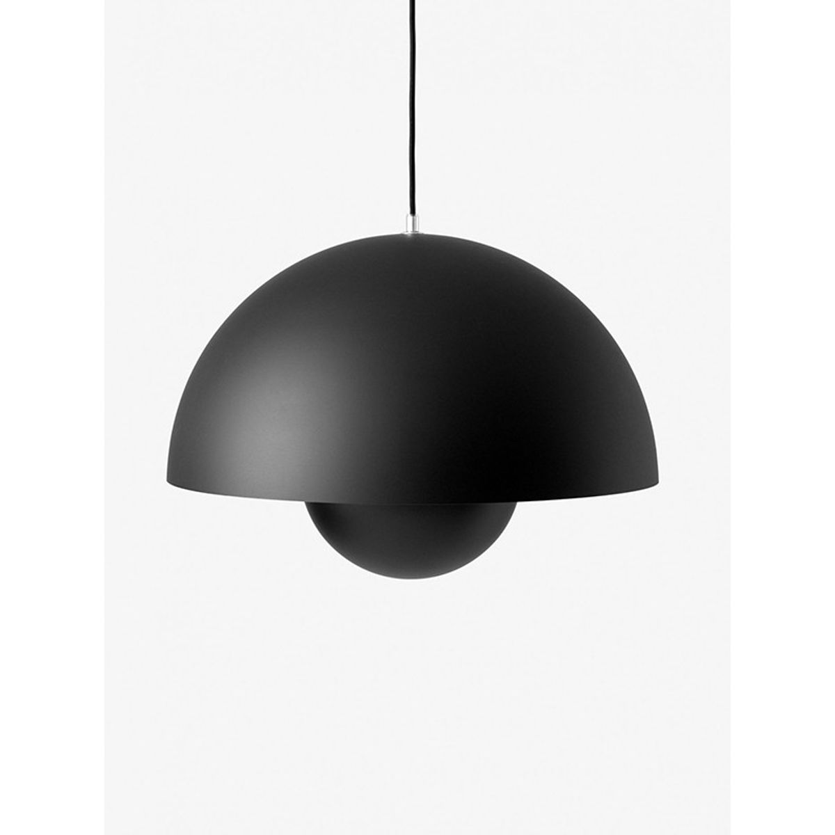 Flowerpot VP2 pendel af Verner Panton (Matt black)