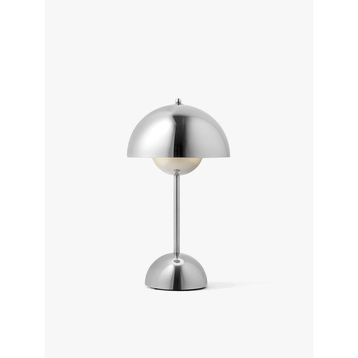 Flowerpot Portable VP9 Bordlampe af Verner Panton (Chrome-Plated)