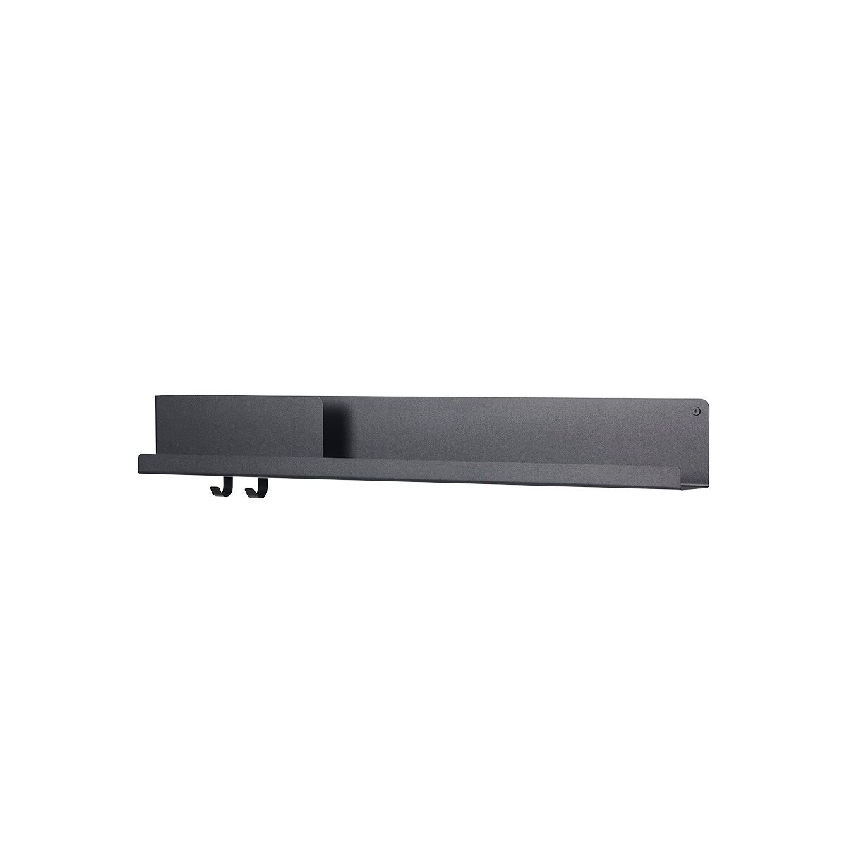 Folded Shelves, 96 x 13 cm fra Muuto (Black)