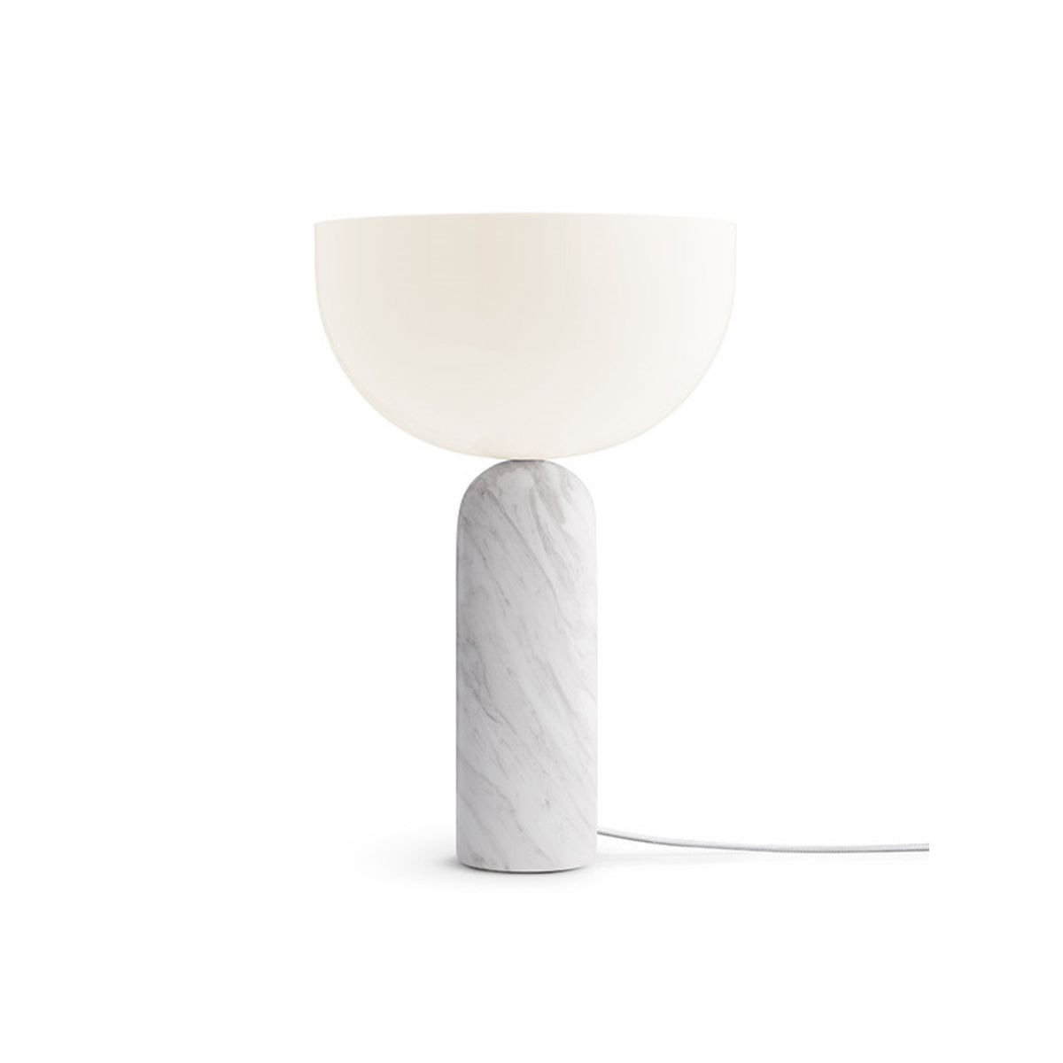 Kizu Bordlampe Large, White Marble fra New Works