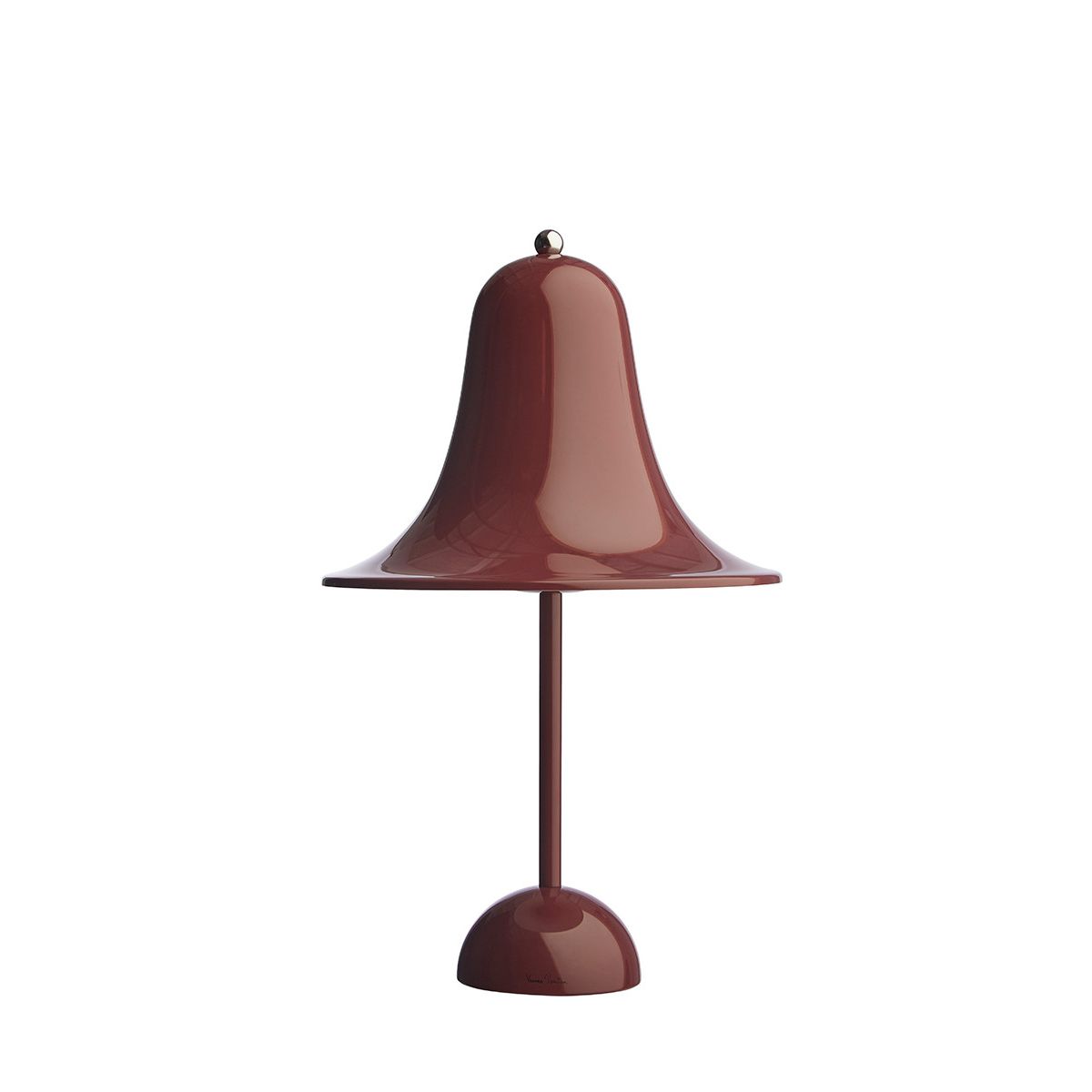 Pantop Bordlampe af Verner Panton (Burgundy)