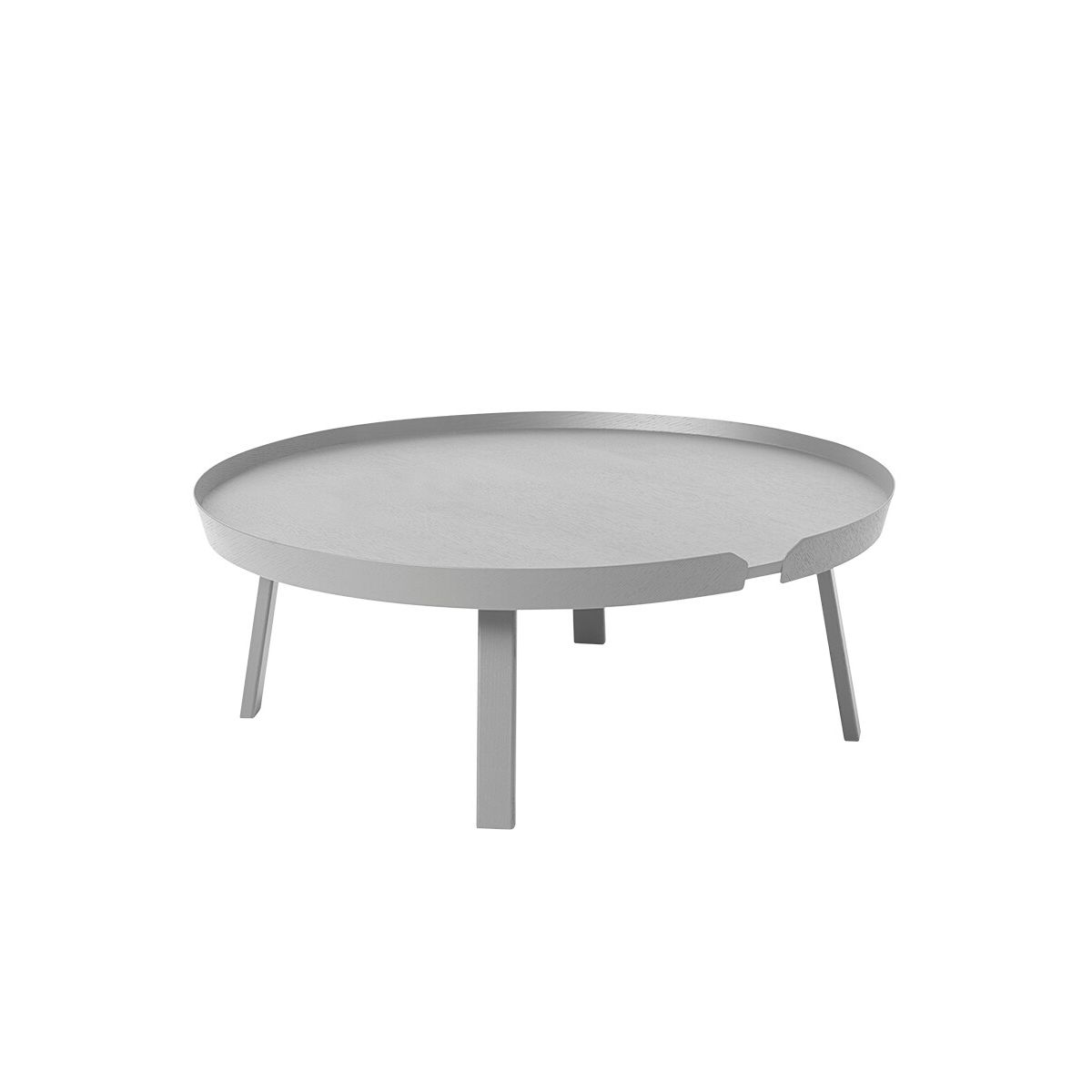 Around Coffee Table, extra large fra Muuto (Grey)