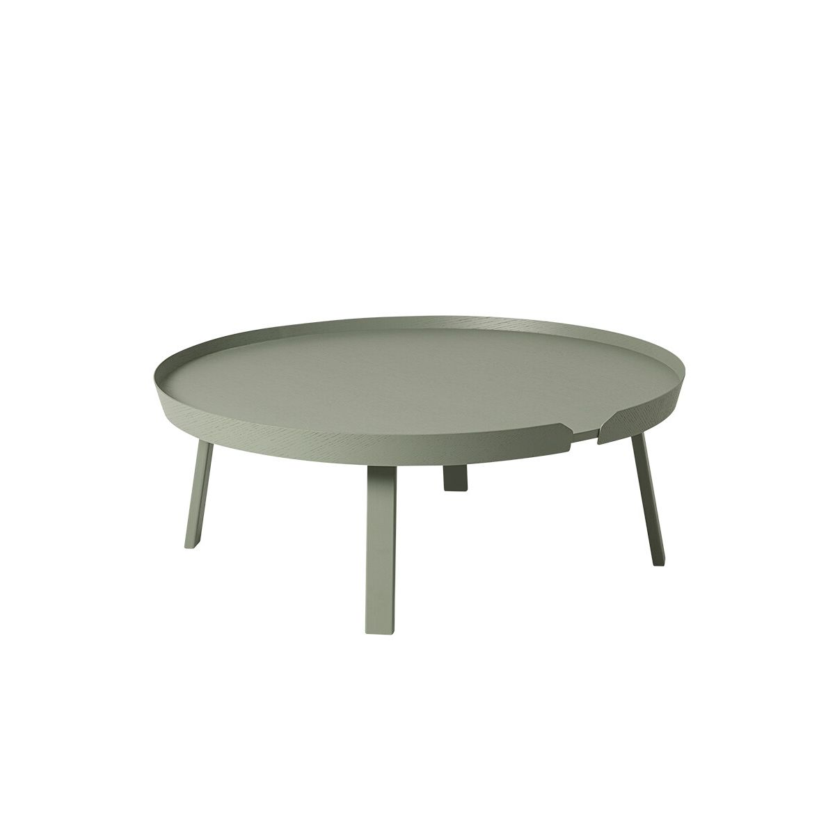 Around Coffee Table, extra large fra Muuto (Dusty green)