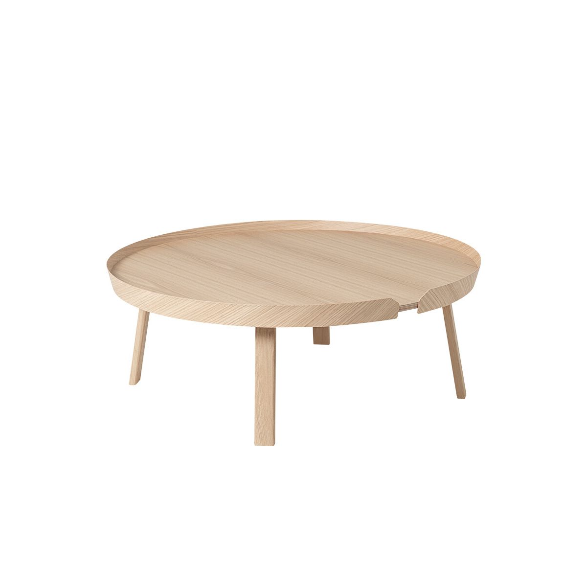 Around Coffee Table, extra large fra Muuto (Oak)