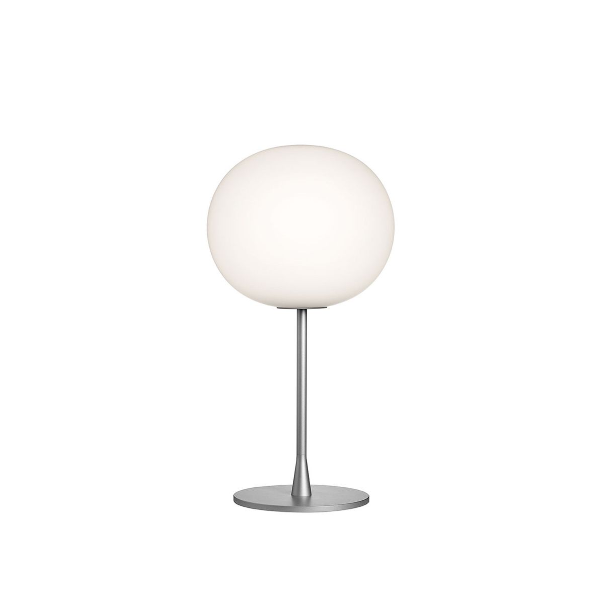 Glo-Ball T1, Silver bordlampe fra Flos