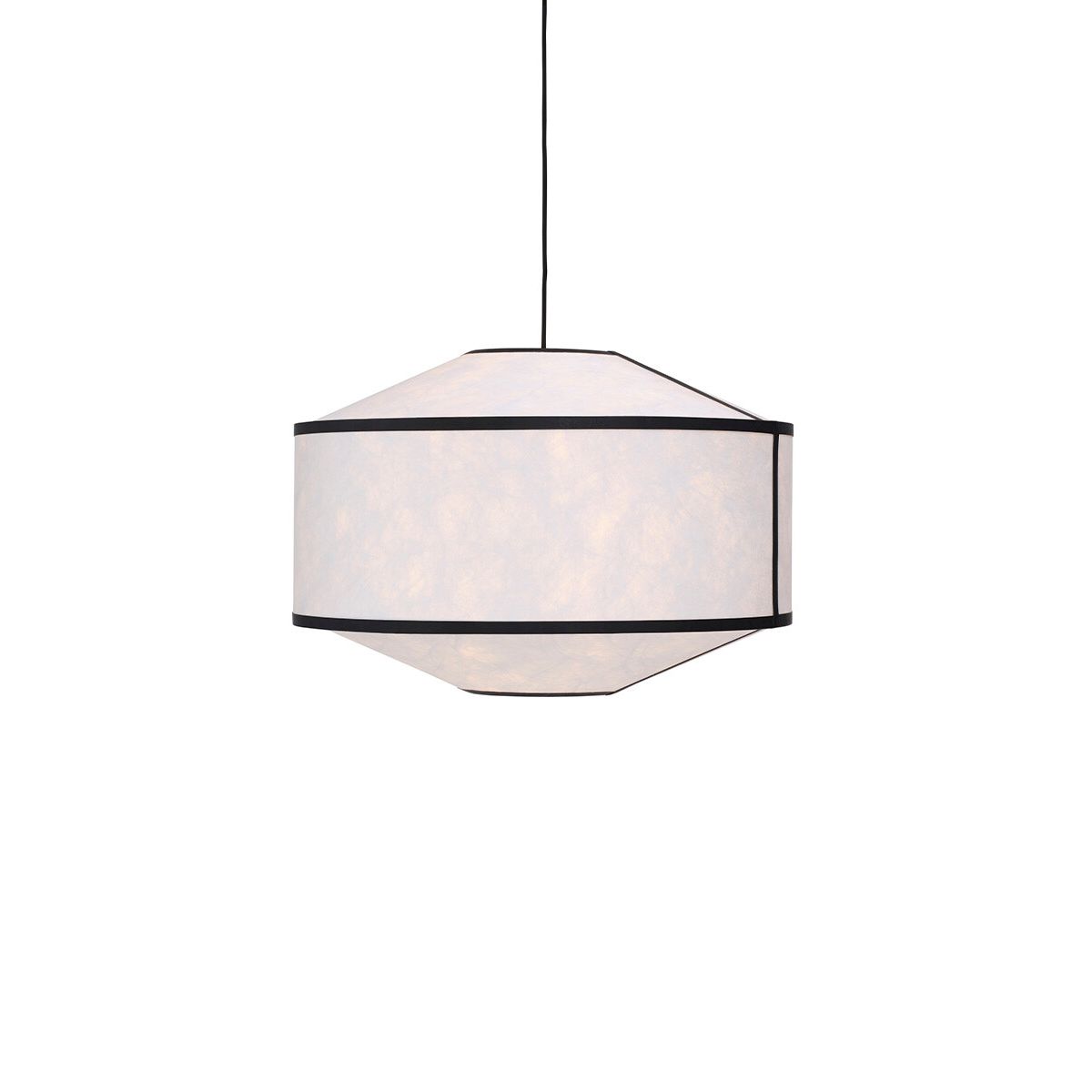 Kite Pendant Lamp, Ø65 cm fra New Works (White and Black)