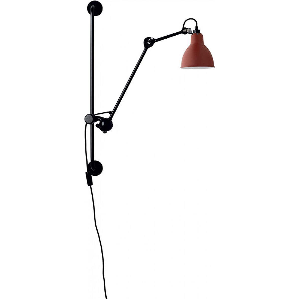 Nr. 210 væglampe fra Lampe Gras (Rød)