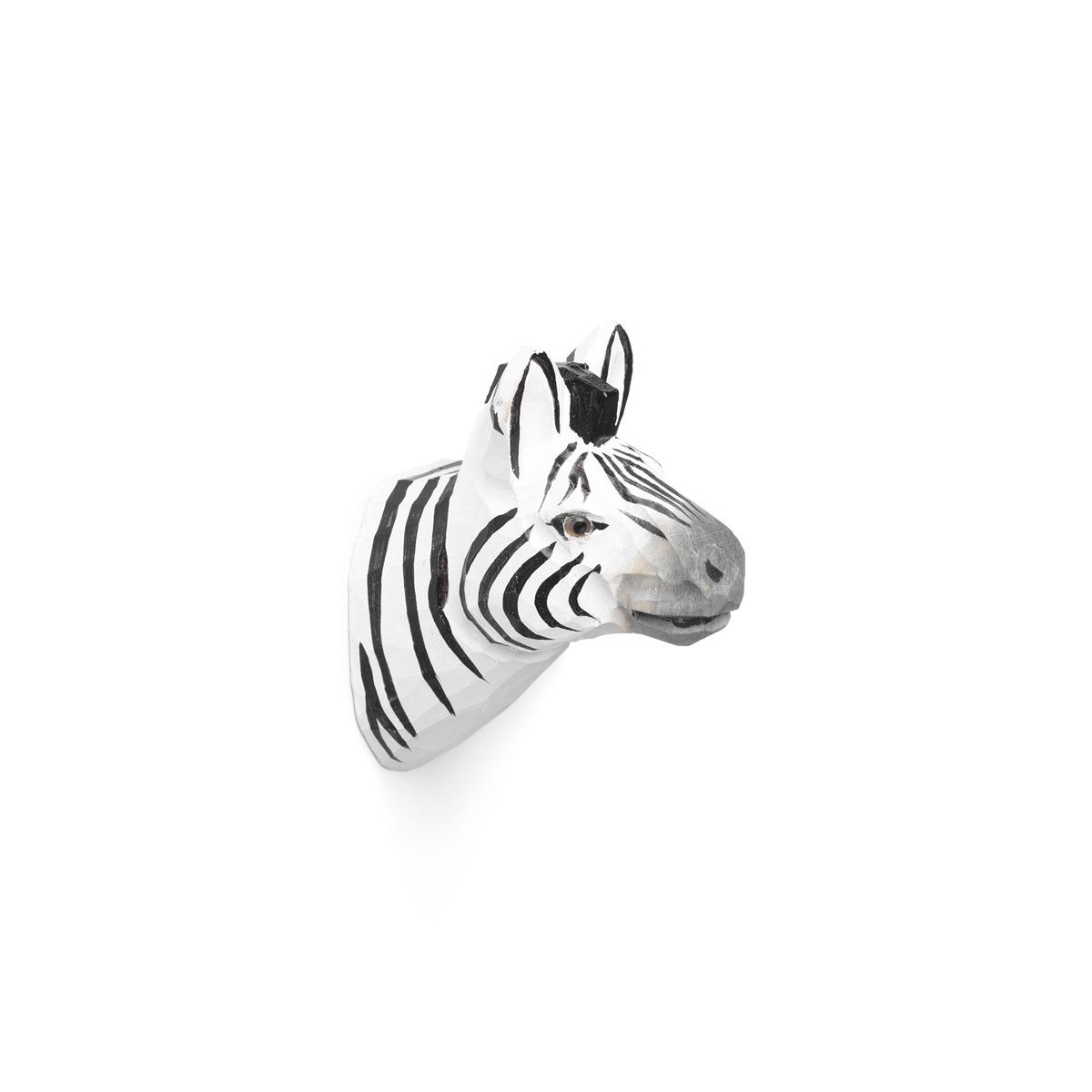 Animal Hand-Carved Hook fra Ferm Living (Zebra)