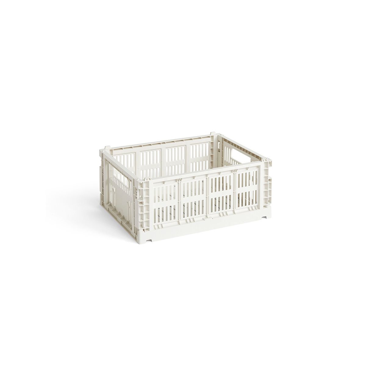 Colour crate M, off white fra Hay