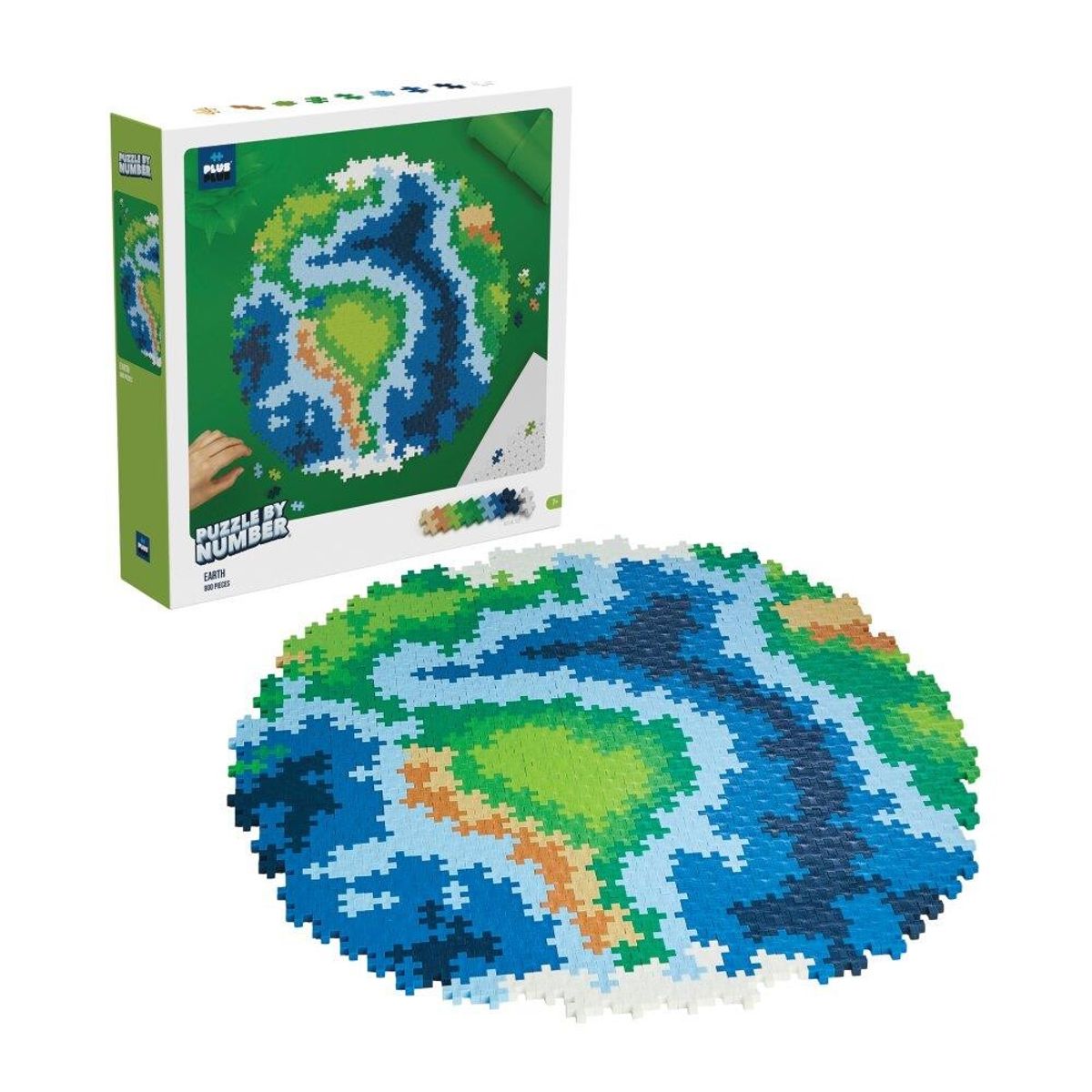 Plus-Plus Puzzle-By-Numbers Earth