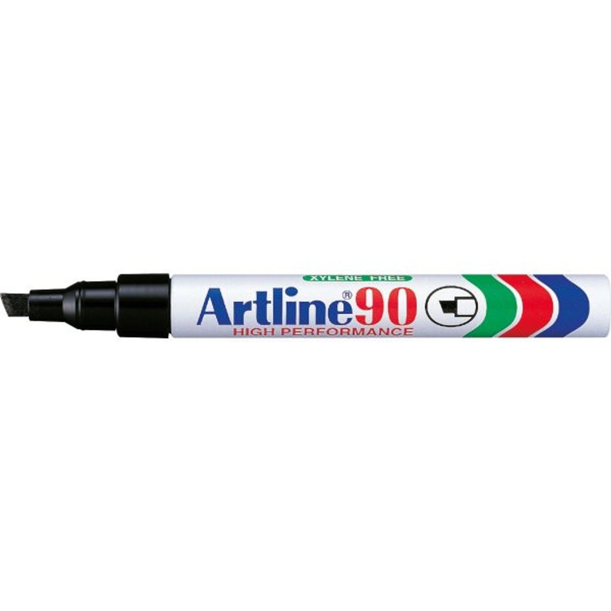 Artline 90 Permanent Marker - 2-5 mm, Sort