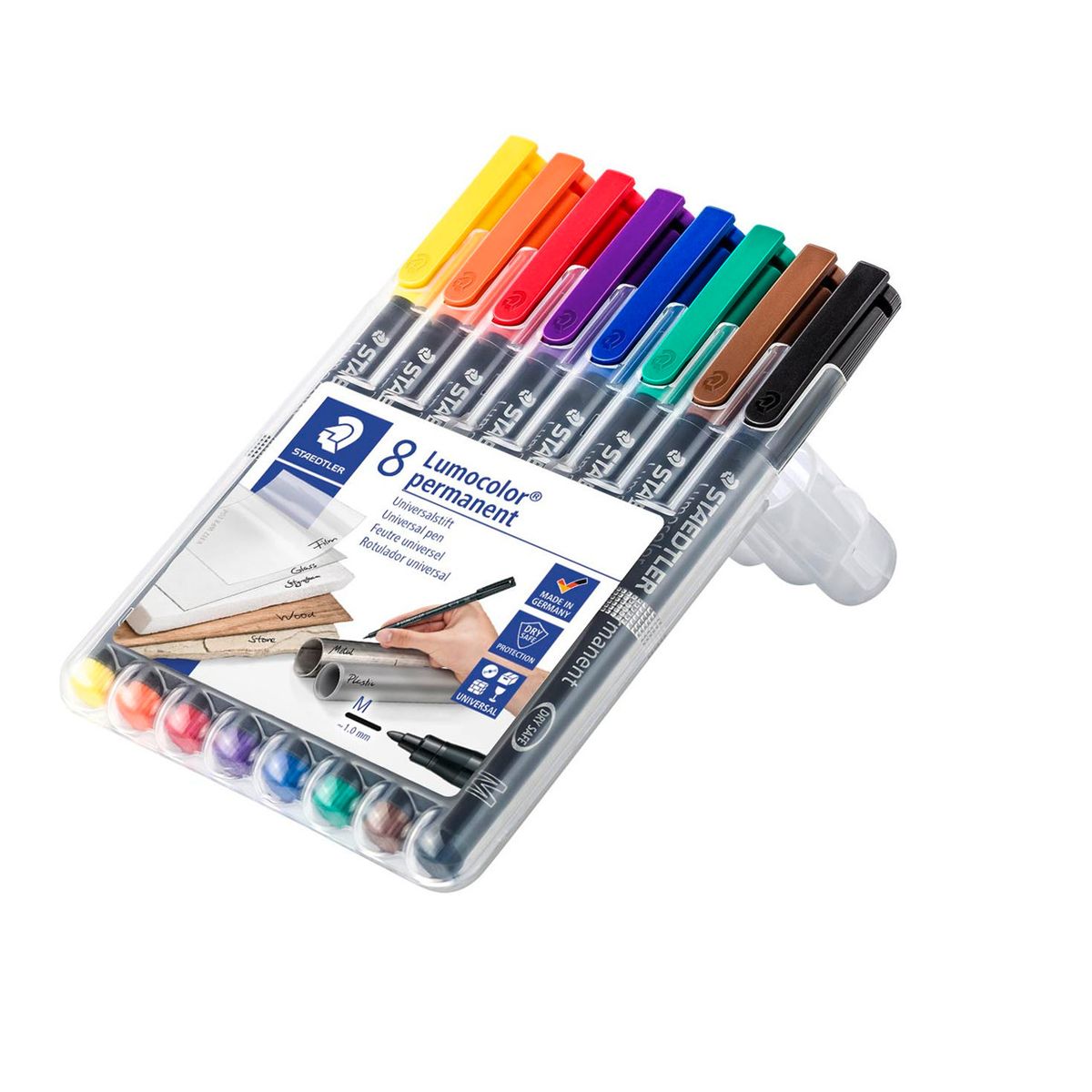 Staedtler Lumocolor M 317WP-8 ass. 0,8-1mm.