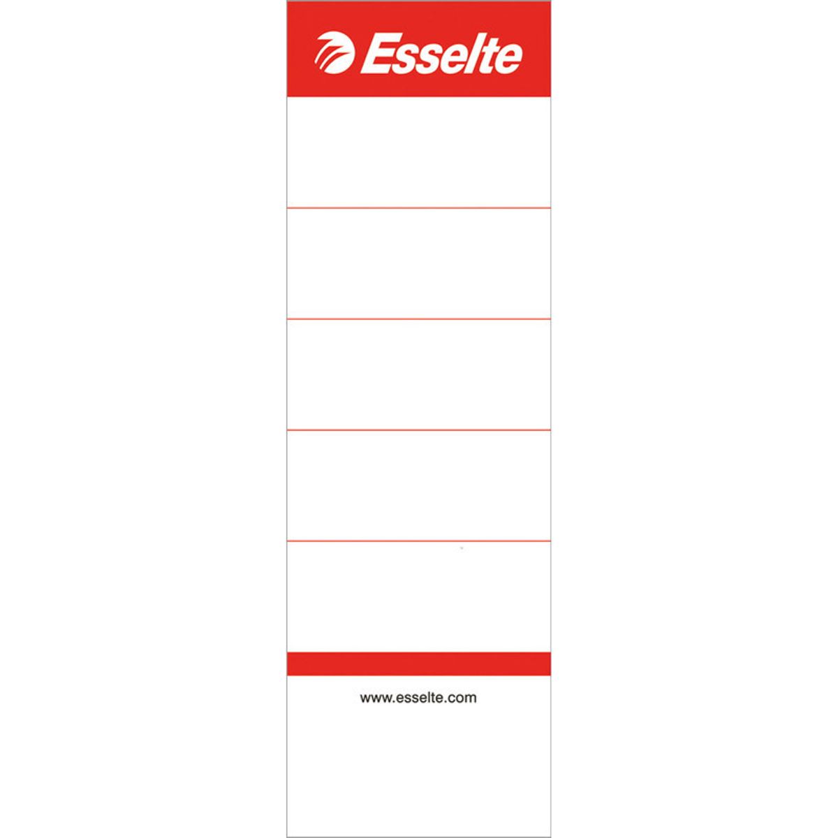 Esselte rygetiket t/brevordner - 49 x 158 mm, 100 stk/pk