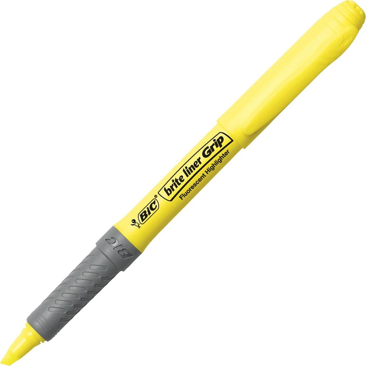 Tekstmarker Bic brite liner gul