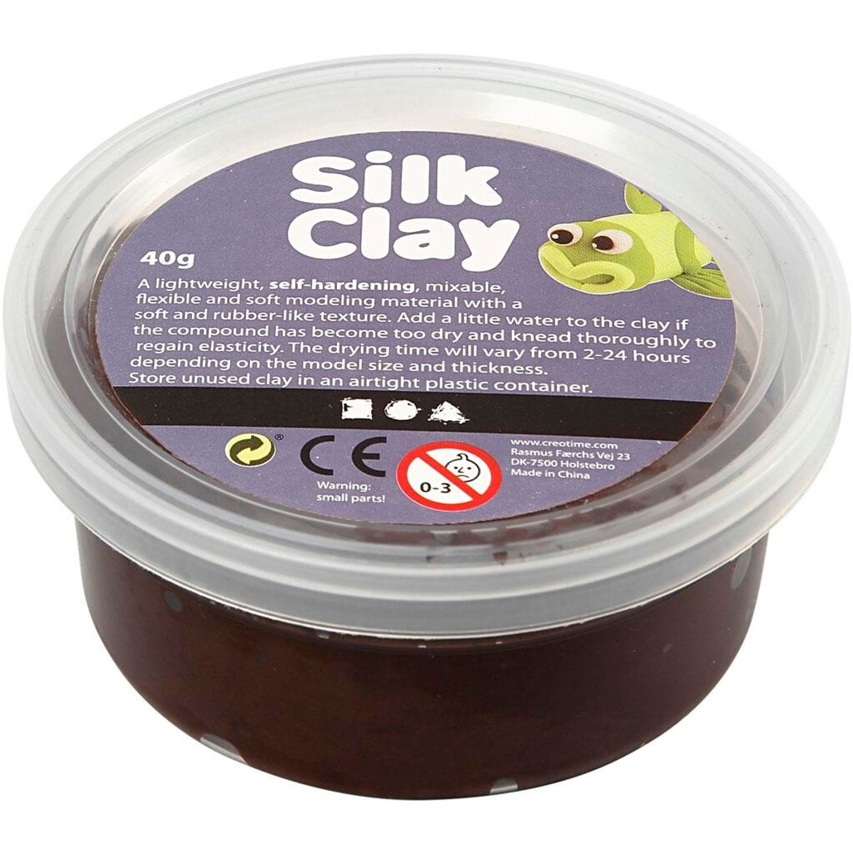 Silk Clay, brun, 40 g