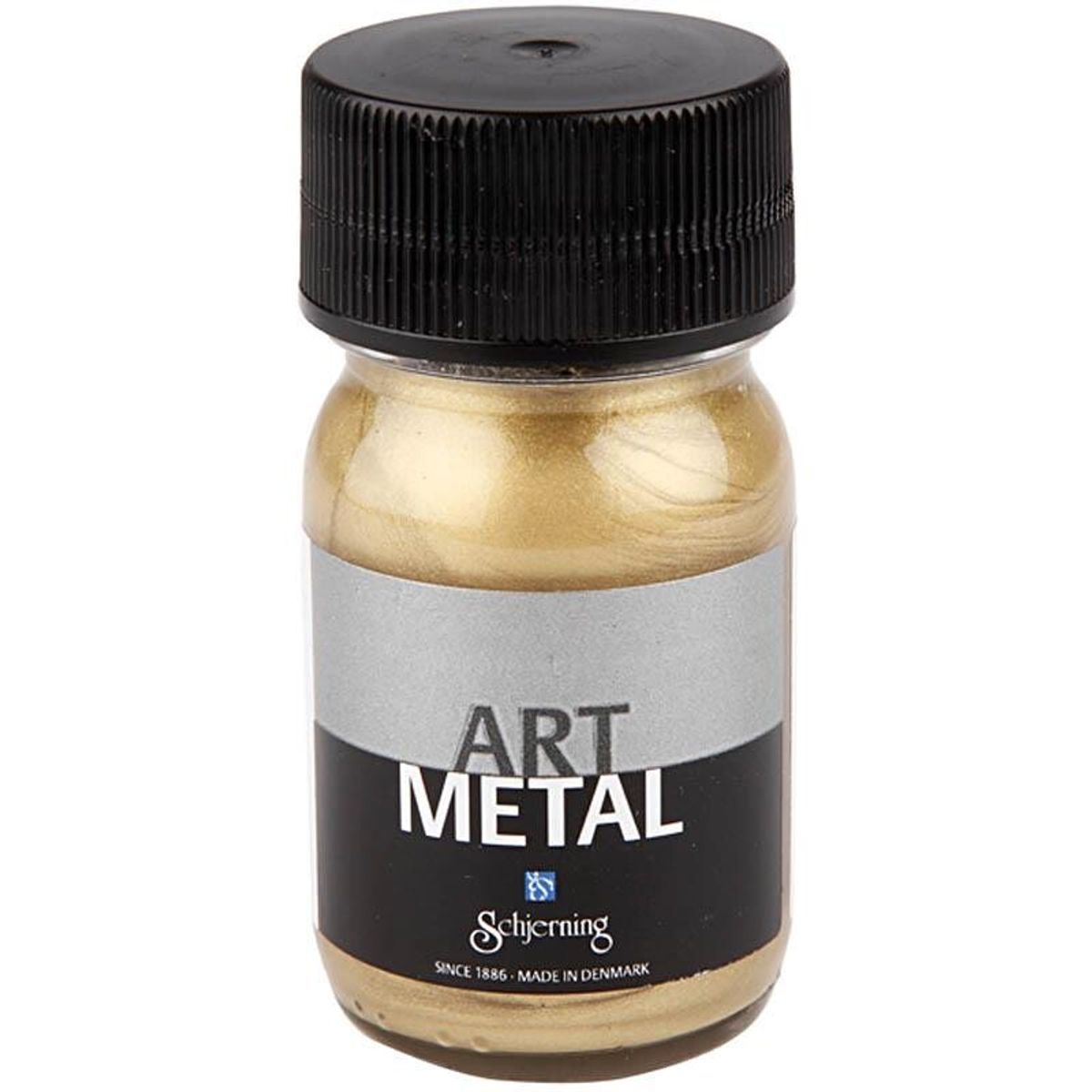 Schjerning Art Metal - Metalmaling, lys guld, 30 ml