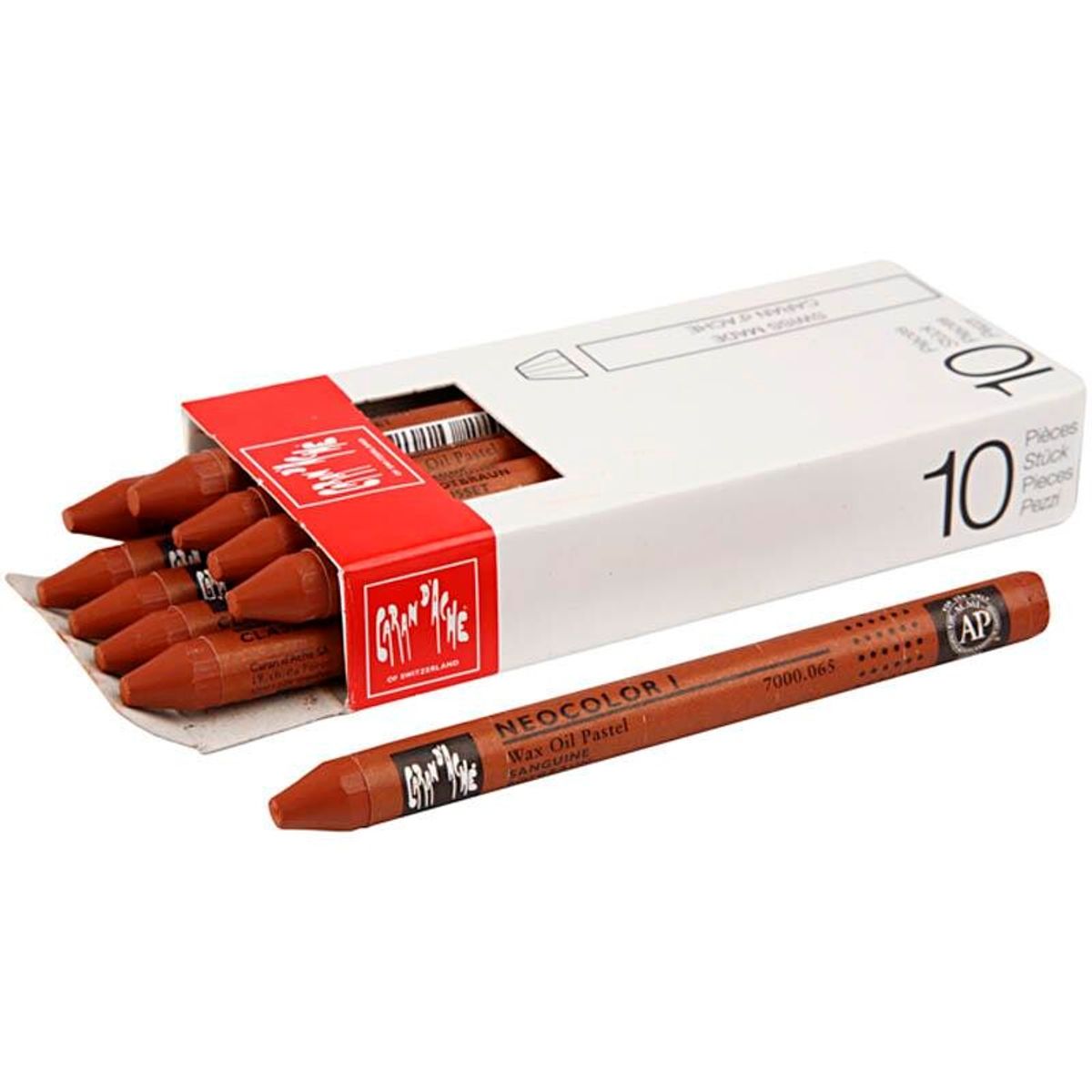 Caran d'Ache Neocolor 1 - Russet 065, 10 stk.