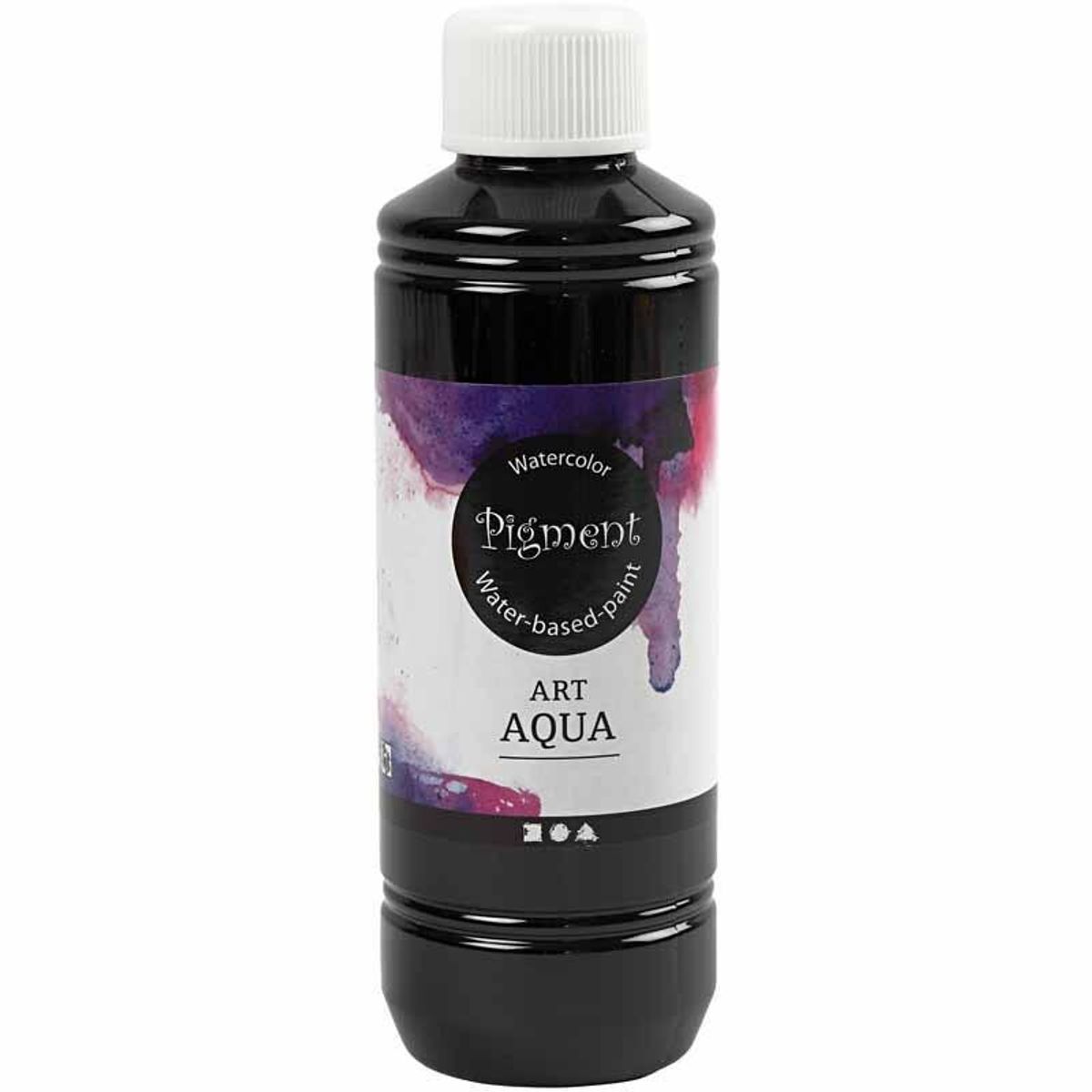 Art Aqua Pigment - Sort, 250 ml