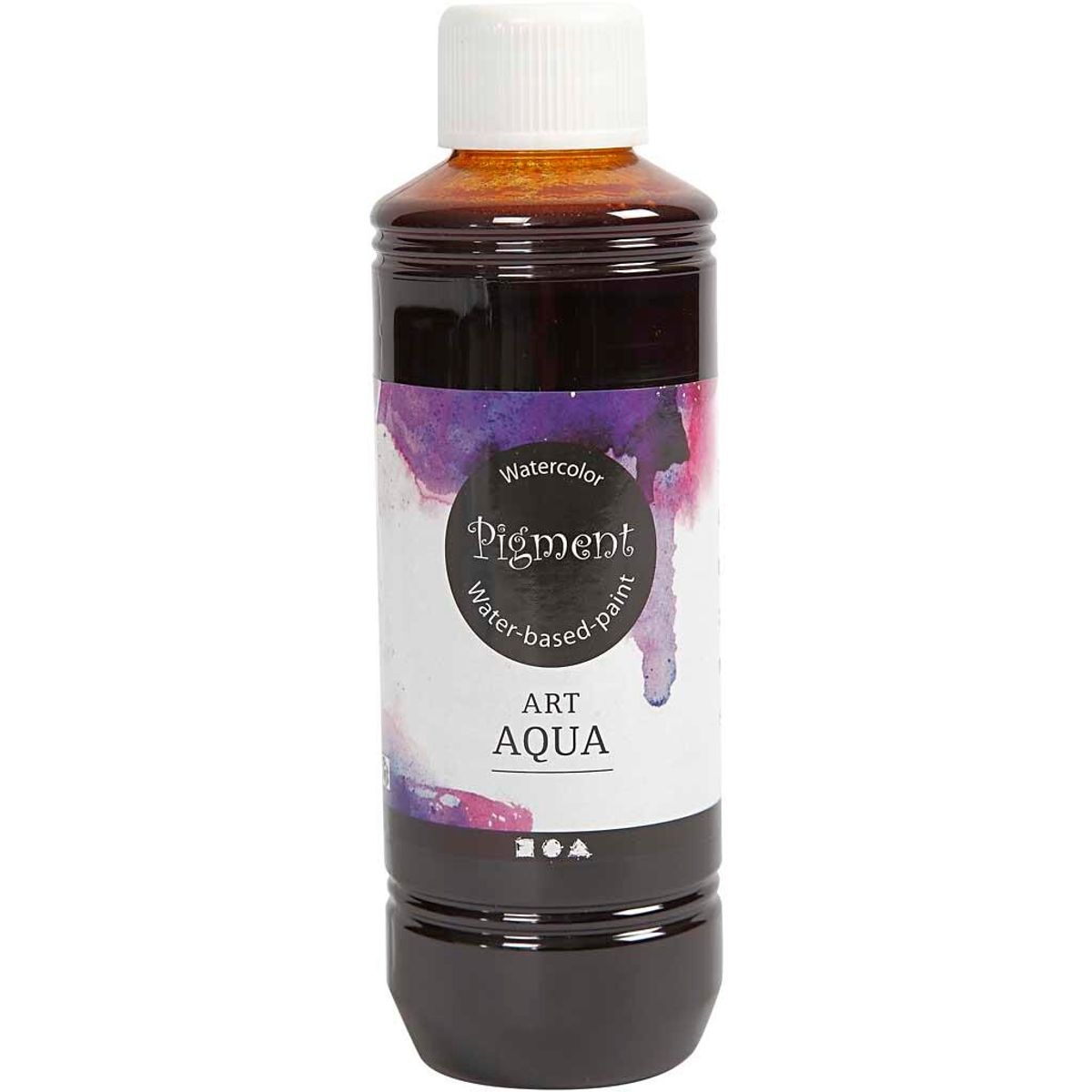 Art Aqua Pigment - Varm gul, 250 ml