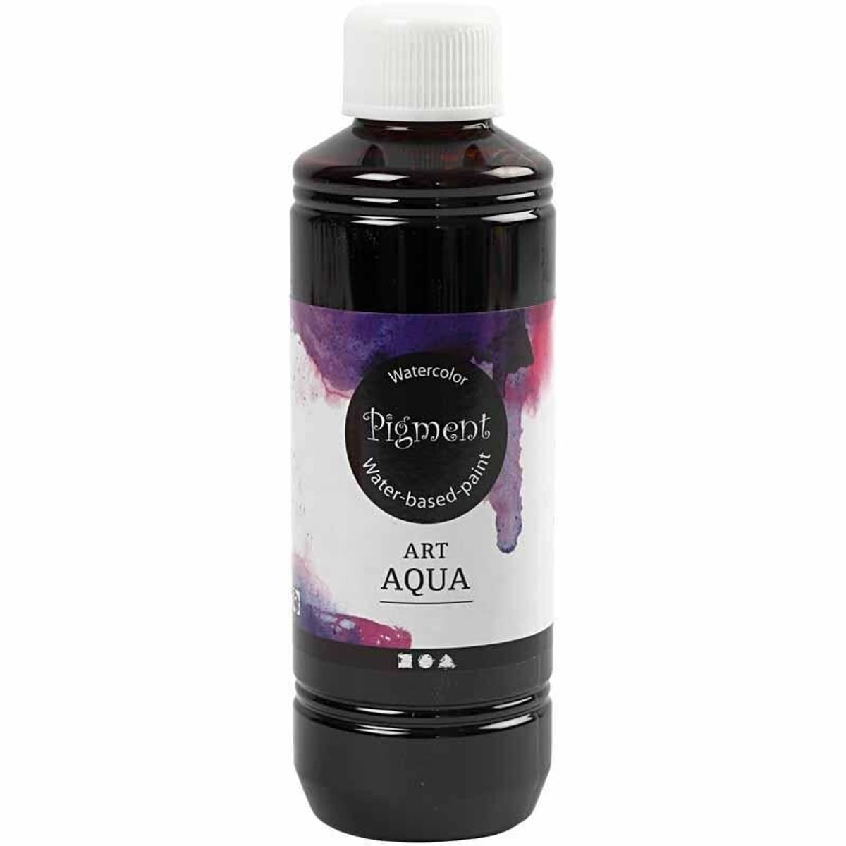 Art Aqua Pigment - Brun, 250 ml