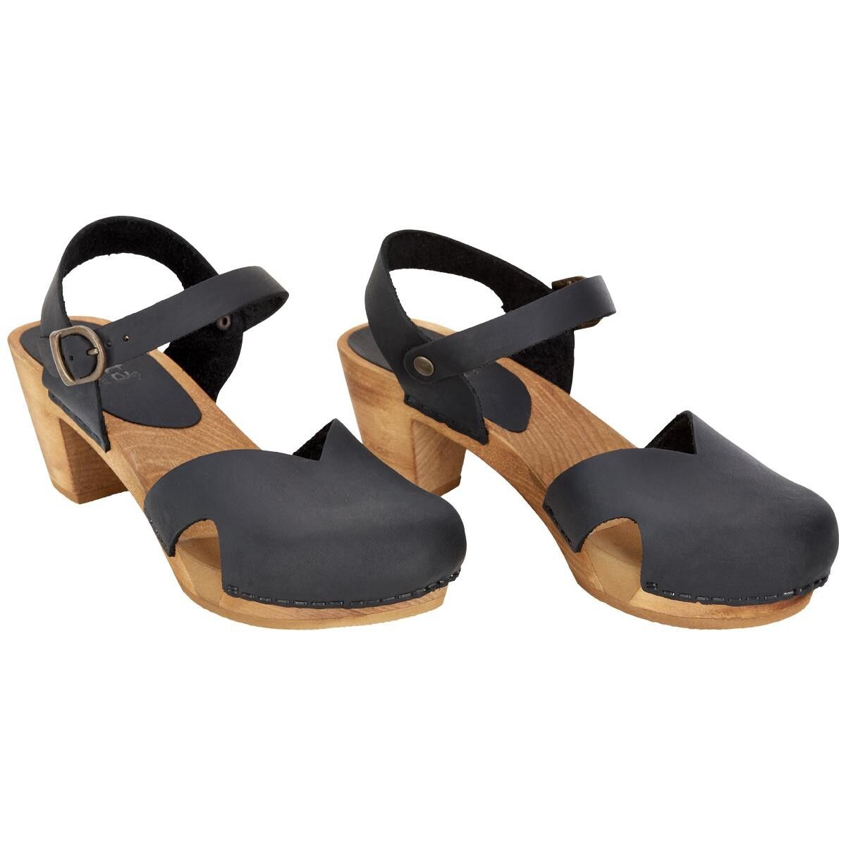 Sanita Matrix Flex Sandal Sort, Størrelse: 37, Dame