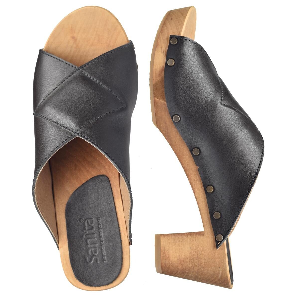 Sanita Kelo Flex Sandal Sort, Størrelse: 37, Dame