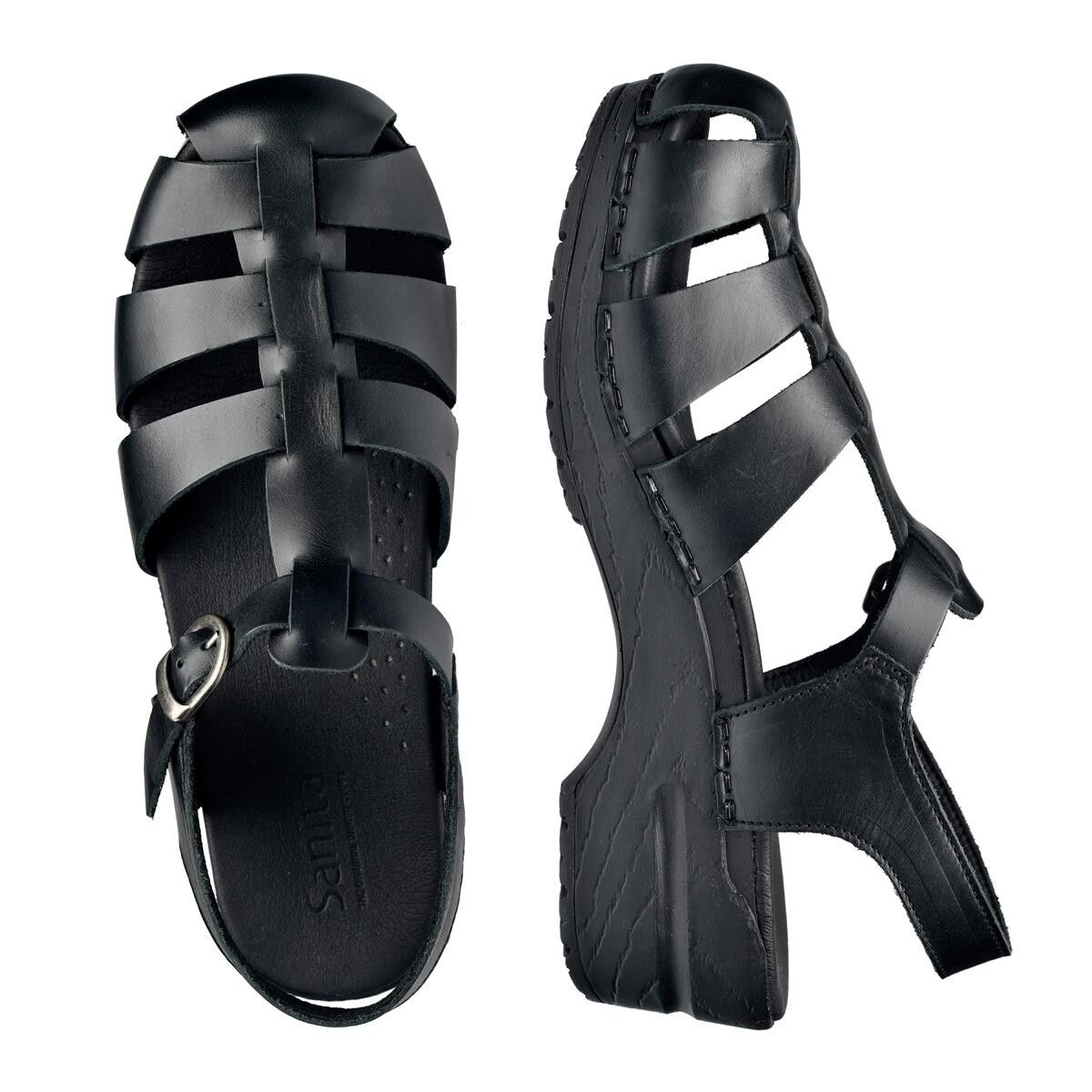 Sanita Original Semma Sandal Sort, Størrelse: 39, Dame