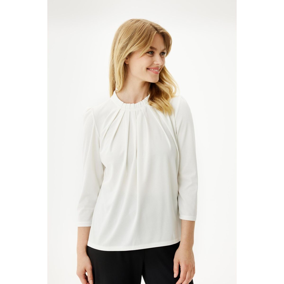 IN FRONT Grazia Bluse, Farve: Off White, Størrelse: XL, Dame