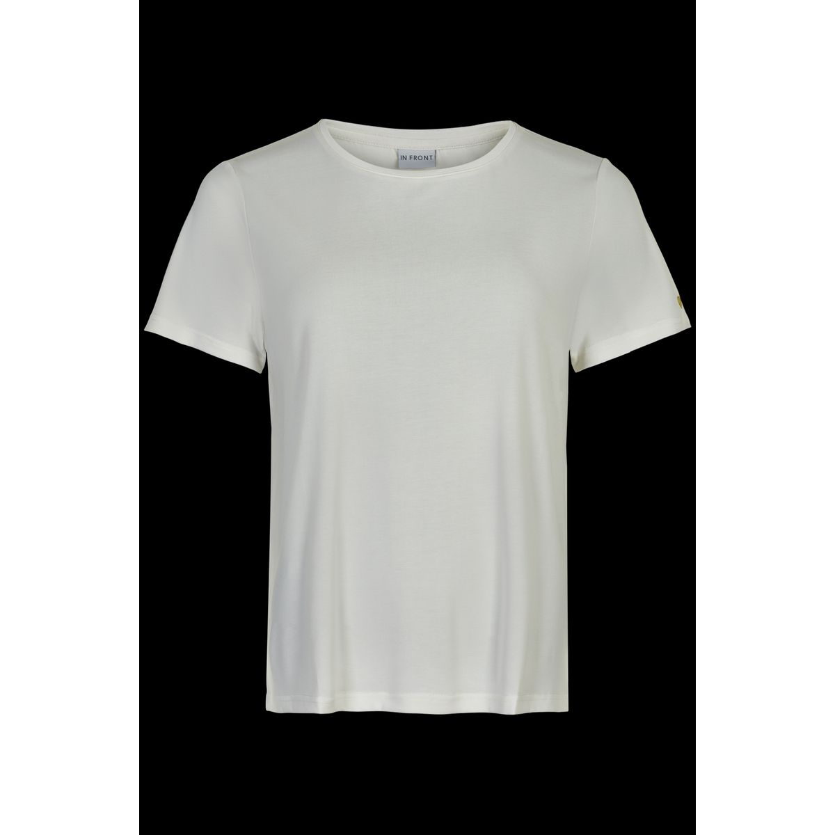 IN FRONT Nina T-shirt, Farve: White, Størrelse: XL, Dame