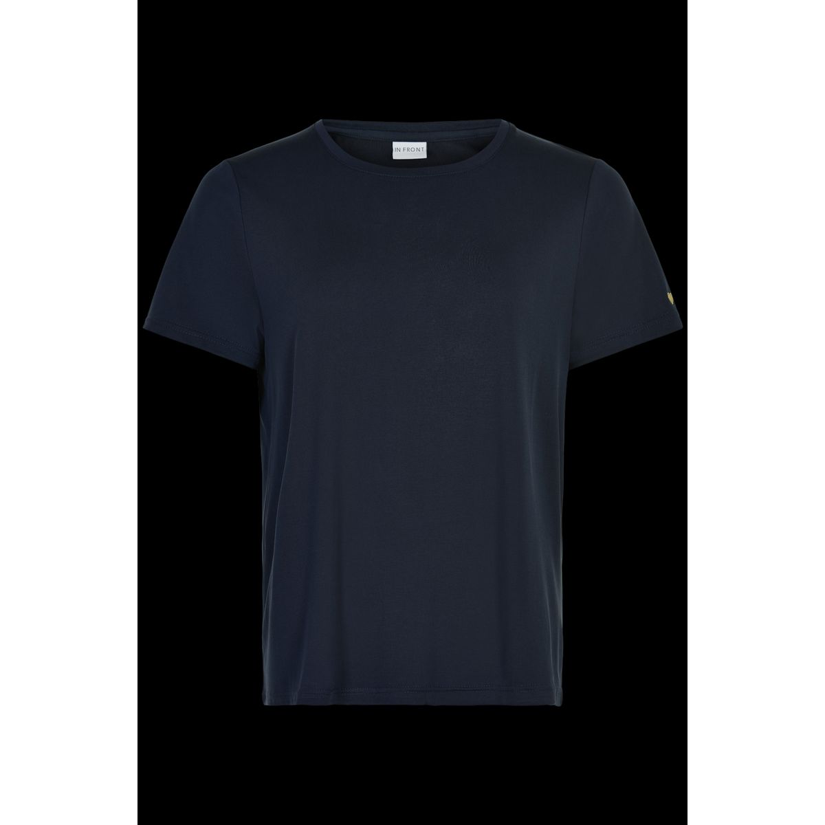 IN FRONT Nina T-shirt, Farve: Navy, Størrelse: XL, Dame