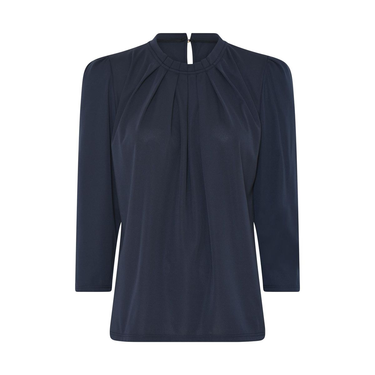 IN FRONT Grazia Bluse, Farve: Navy, Størrelse: XXL, Dame